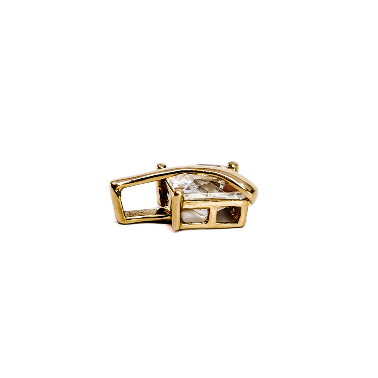 9ct Yellow Gold Cubic Zirconia Pendant | 8mm Stone | 1.9g #71341 9ct Yellow Gold Cubic Zirconia Pendant | 8mm Stone | 1.9g #71341 - Image 5