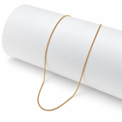 9ct Yellow Gold Curb Chain Necklace | 1.9g | 47cm #71414
