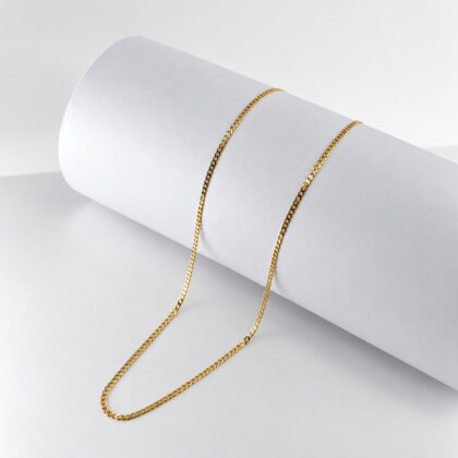 9ct Yellow Gold Curb Link Chain | 2.1g | 50cm | 2mm #71547