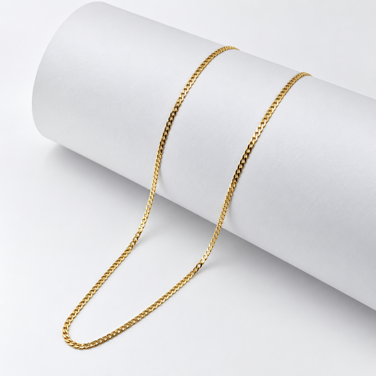 9ct Yellow Gold Curb Link Chain | 2.1g | 50cm | 2mm #71547 9ct Yellow Gold Curb Link Chain | 2.1g | 50cm | 2mm #71547 - Image 4