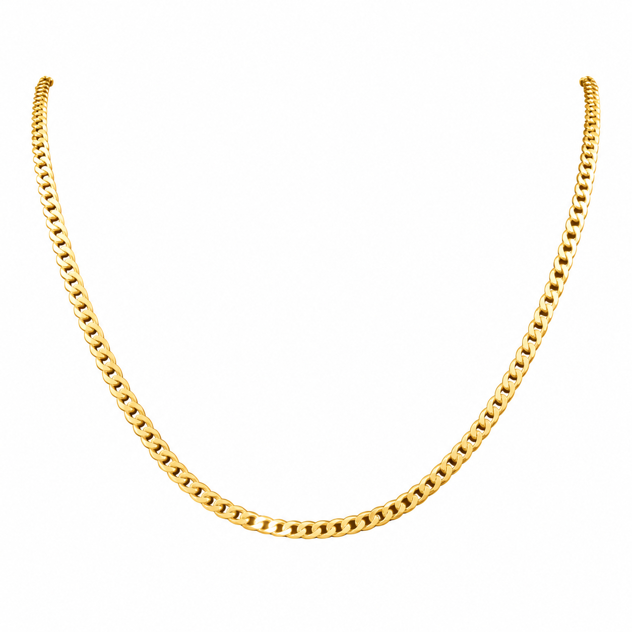 9ct Yellow Gold Curb Link Chain Necklace 50cm #72105 9ct Yellow Gold Curb Link Chain Necklace 50cm #72105