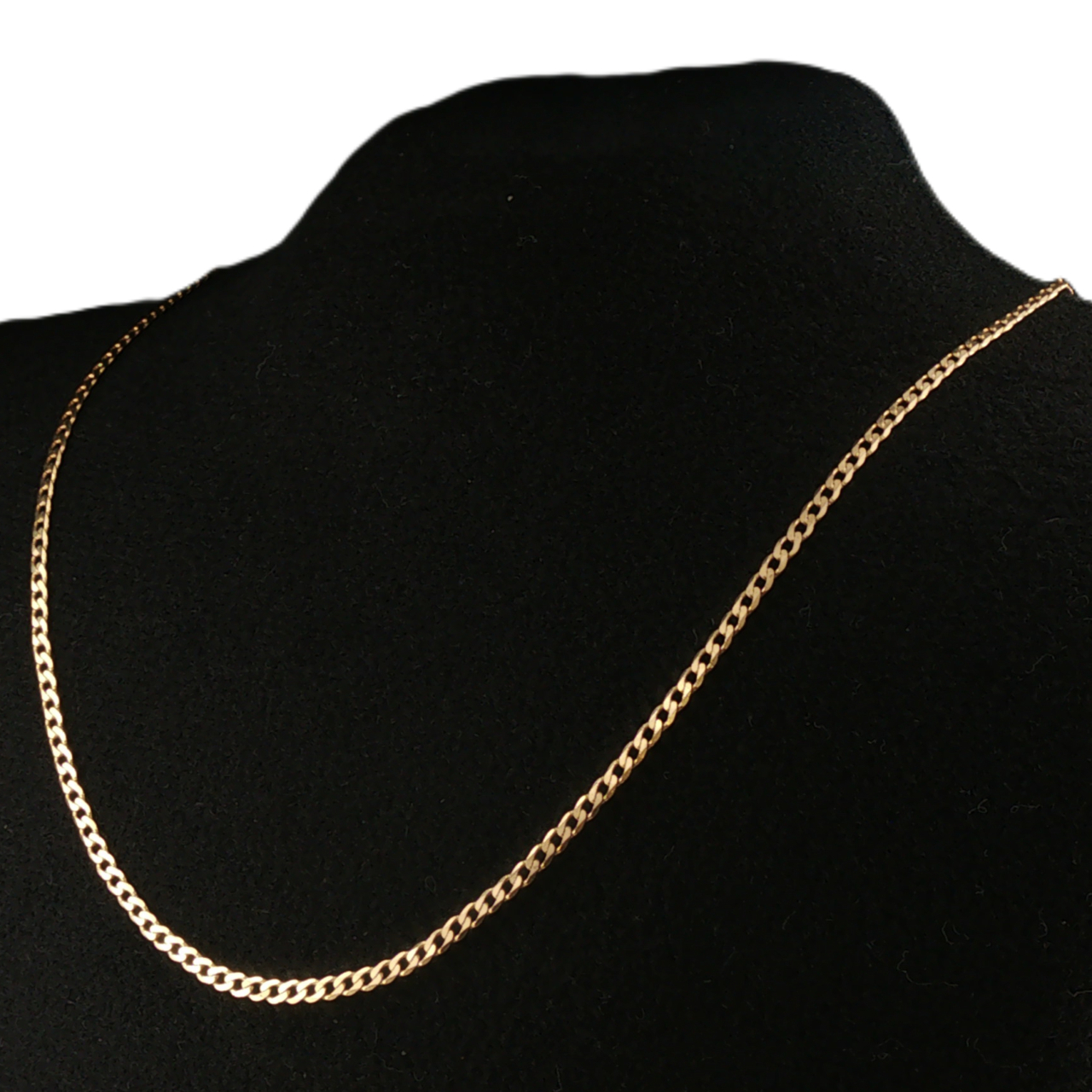 9ct Yellow Gold Curb Link Chain Necklace 50cm #72105 9ct Yellow Gold Curb Link Chain Necklace 50cm #72105 - Image 4