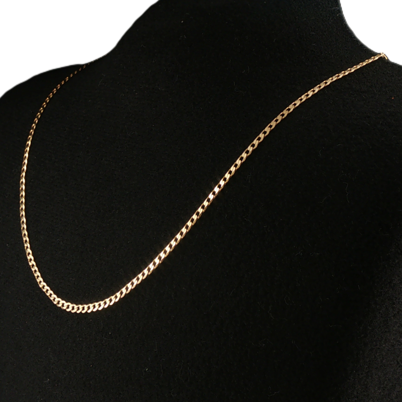 9ct Yellow Gold Curb Link Chain Necklace 50cm #72105 9ct Yellow Gold Curb Link Chain Necklace 50cm #72105 - Image 3