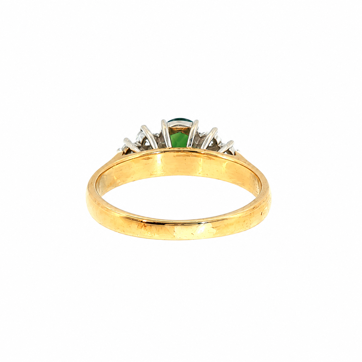 9ct Yellow Gold Sapphire & Natural Diamond Ring | 3.7g | Size P #71802 9ct Yellow Gold Sapphire & Natural Diamond Ring | 3.7g | Size P #71802 - Image 5