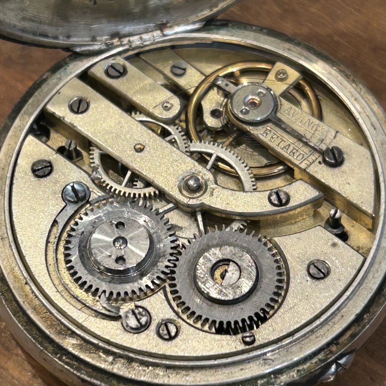 Antique Austrian Pocket / Fob Watch | 46.8mm | Running Intermittently | Missing Glass | Parts Only #71541-5 Antique Austrian Pocket / Fob Watch | 46.8mm | Running Intermittently | Missing Glass | Parts Only #71541-5 - Image 6