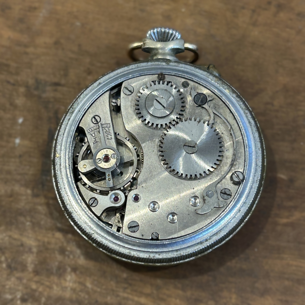 Antique Régulateur Français Pocket / Fob Watch | 45.3mm | Seized | Parts Only #71541-1 Antique Régulateur Français Pocket / Fob Watch | 45.3mm | Seized | Parts Only #71541-1 - Image 3