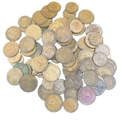 Monty's Australian Pennies & Halfpennies 1911–1964 | 675g+ Unsorted Bulk Lot #71636-15