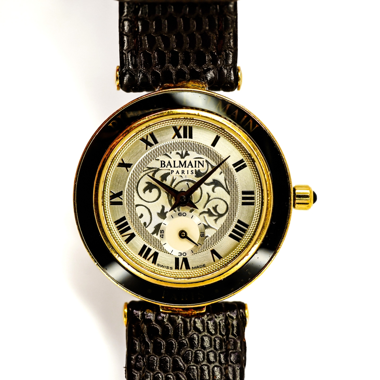 Balmain 733.104 Ladies Swiss Quartz Watch | Gold-Tone & Black Bezel | 26mm #71755 Balmain 733.104 Ladies Swiss Quartz Watch | Gold-Tone & Black Bezel | 26mm #71755 - Image 3