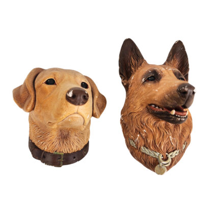 Monty's Bossons Congleton England German Shepherd & Labrador Dog Wall Plaques | Set of 2 #71910-2