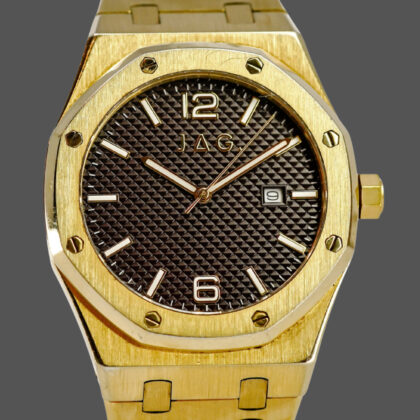 Monty's JAG Brighton J2768A Gold-Tone Men's Quartz Watch | 41mm | 20cm Bracelet #71666
