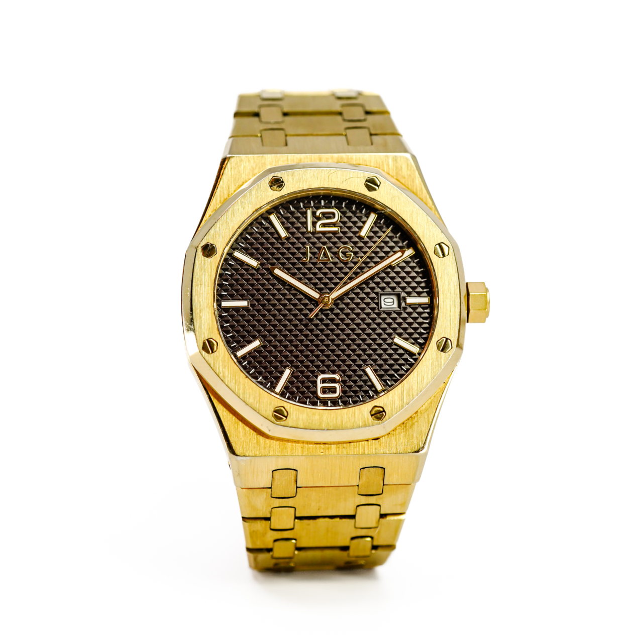 JAG Brighton J2768A Gold-Tone Men's Quartz Watch | 41mm | 20cm Bracelet #71666 JAG Brighton J2768A Gold-Tone Men's Quartz Watch | 41mm | 20cm Bracelet #71666 - Image 3