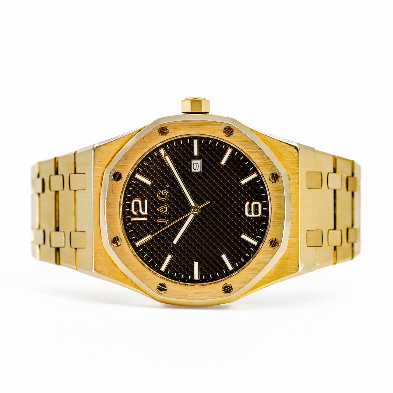 JAG Brighton J2768A Gold-Tone Men's Quartz Watch | 41mm | 20cm Bracelet #71666 JAG Brighton J2768A Gold-Tone Men's Quartz Watch | 41mm | 20cm Bracelet #71666 - Image 4