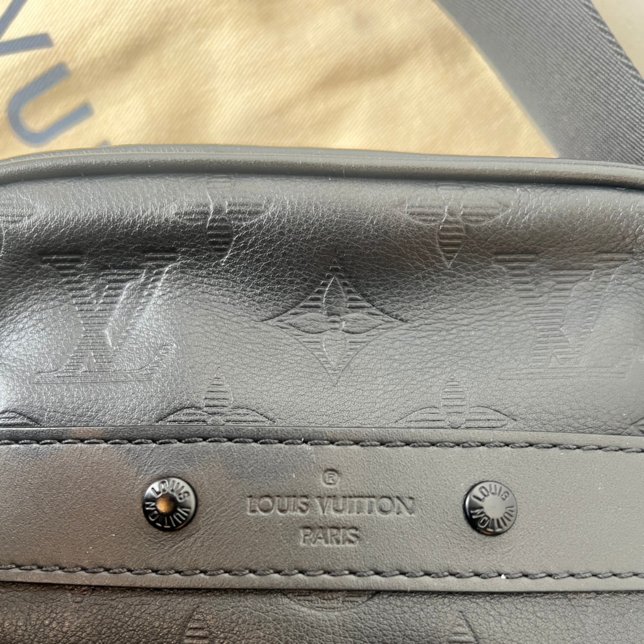 Louis Vuitton Danube PM Monogram Shadow Noir M43681 | Box, Dust Bag & Receipt #71352 Louis Vuitton Danube PM Monogram Shadow Noir M43681 | Box, Dust Bag & Receipt #71352 - Image 17