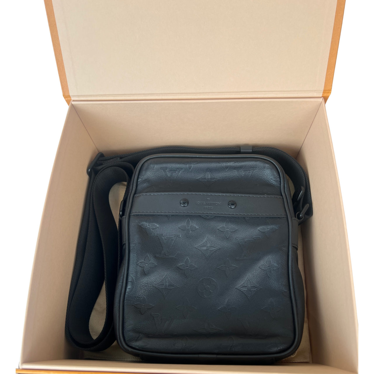 Louis Vuitton Danube PM Monogram Shadow Noir M43681 | Box, Dust Bag & Receipt #71352 Louis Vuitton Danube PM Monogram Shadow Noir M43681 | Box, Dust Bag & Receipt #71352 - Image 3