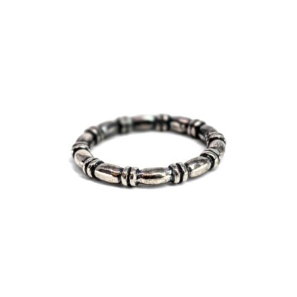Pandora Sterling Silver Bamboo Stacker Ring | Size R #71837