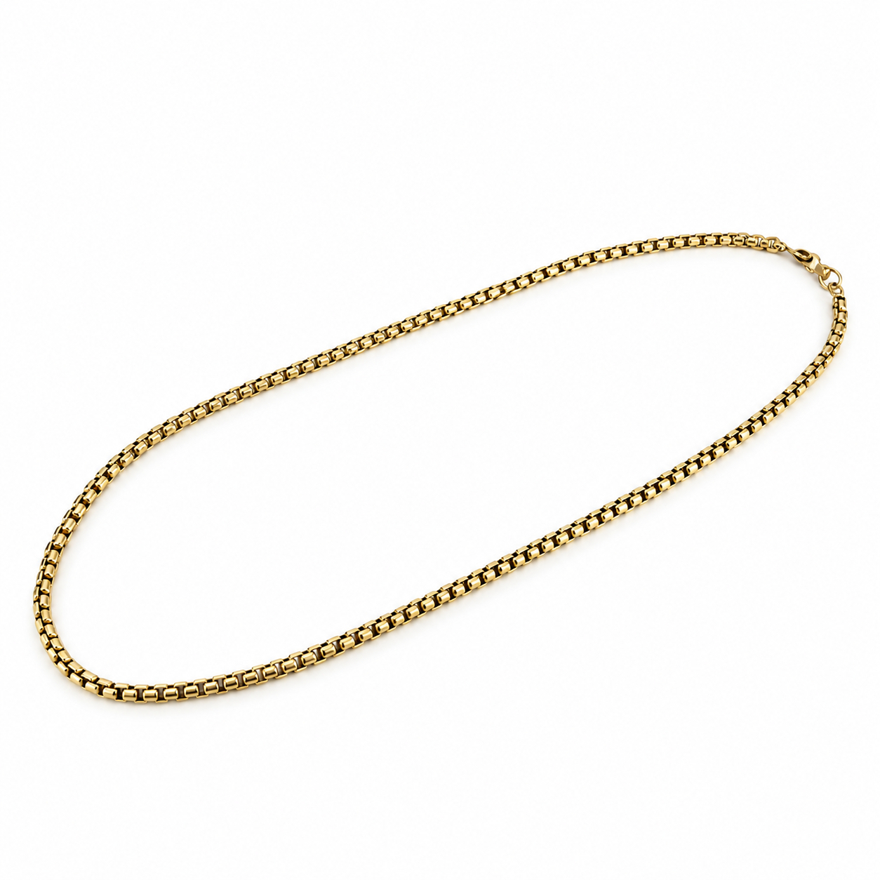 Silver-Filled 9ct Yellow Gold Italian Box Chain | 23.6g | 45cm #71769 Silver-Filled 9ct Yellow Gold Italian Box Chain | 23.6g | 45cm #71769 - Image 4