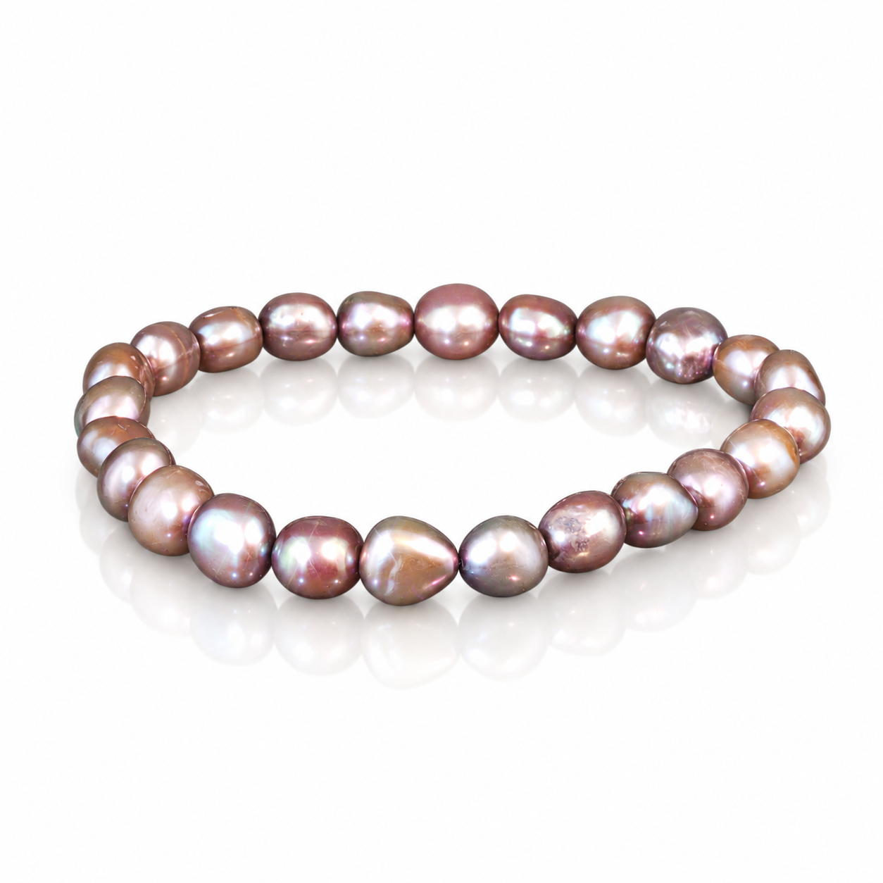 Silver/Grey Pearl Stretch Bracelet | 16cm #71222-66 Silver/Grey Pearl Stretch Bracelet | 16cm #71222-66