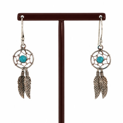 Monty's Sterling Silver Dream Catcher Dangle Earrings | 1.9g #71436