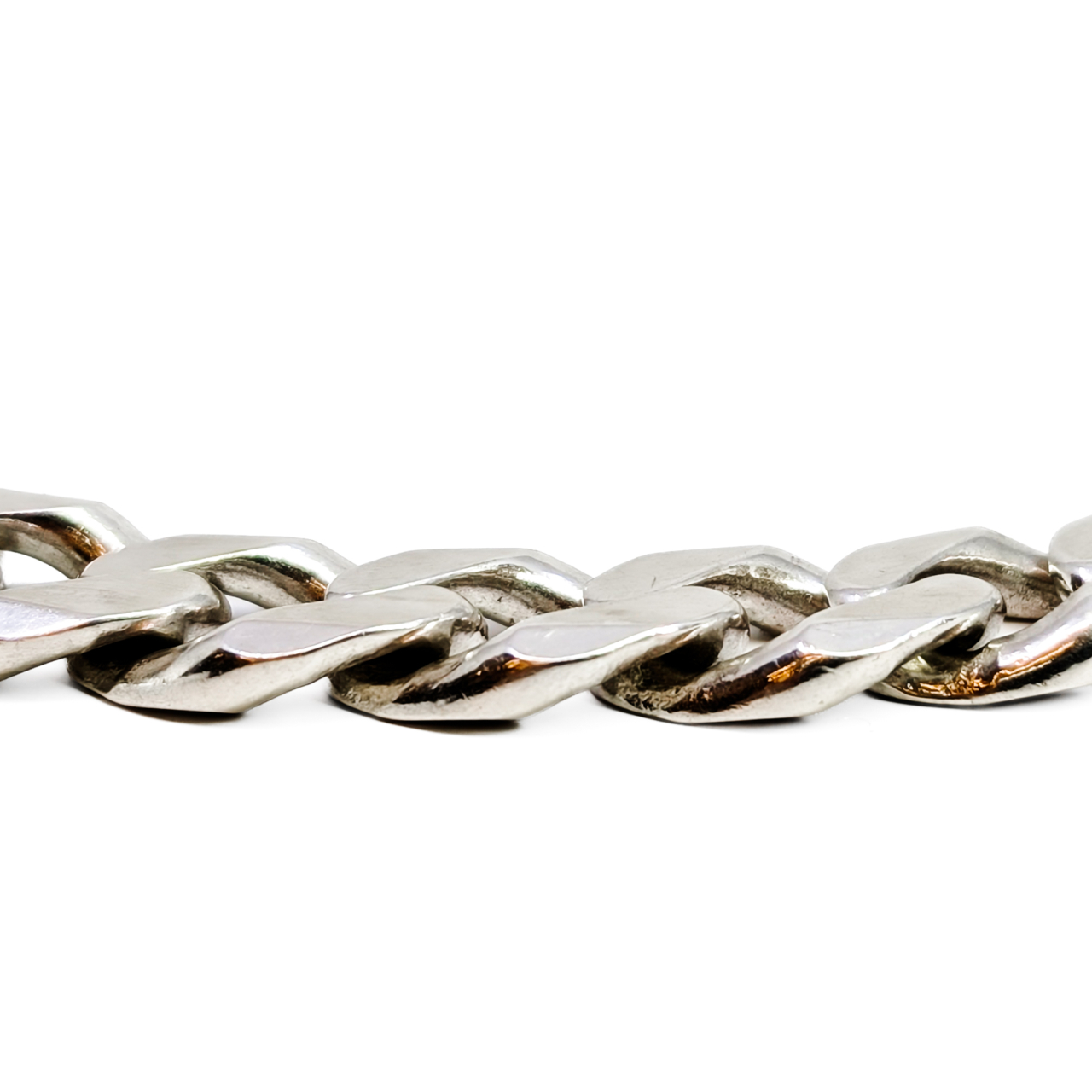 Sterling Silver Men's Curb Link Bracelet | 64.0g | 24cm | Italy #71699 Sterling Silver Men's Curb Link Bracelet | 64.0g | 24cm | Italy #71699 - Image 4