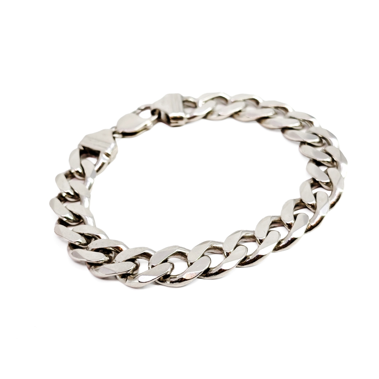 Sterling Silver Men's Curb Link Bracelet | 64.0g | 24cm | Italy #71699 Sterling Silver Men's Curb Link Bracelet | 64.0g | 24cm | Italy #71699 - Image 5