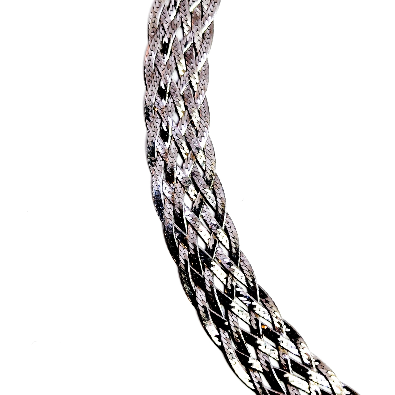 Sterling Silver Mesh Necklace | 45cm | 20.3g | 11mm Wide #71756 Sterling Silver Mesh Necklace | 45cm | 20.3g | 11mm Wide #71756 - Image 2