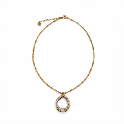 Swarovski Exact Crystal Rose Gold-Tone Necklace | 45cm | 11.0g #71375