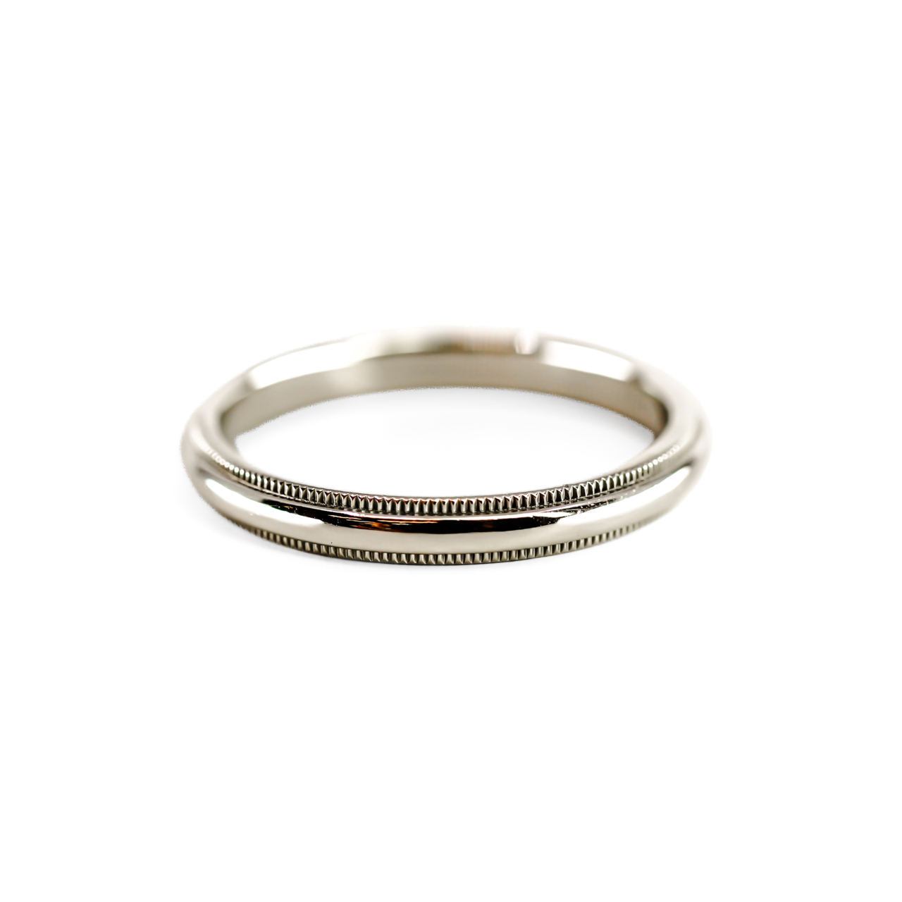 Tiffany & Co. Together Platinum Milgrain Band Ring | 3mm | Size V / US 11 | 6.7g #71866 Tiffany & Co. Together Platinum Milgrain Band Ring | 3mm | Size V / US 11 | 6.7g #71866 - Image 4