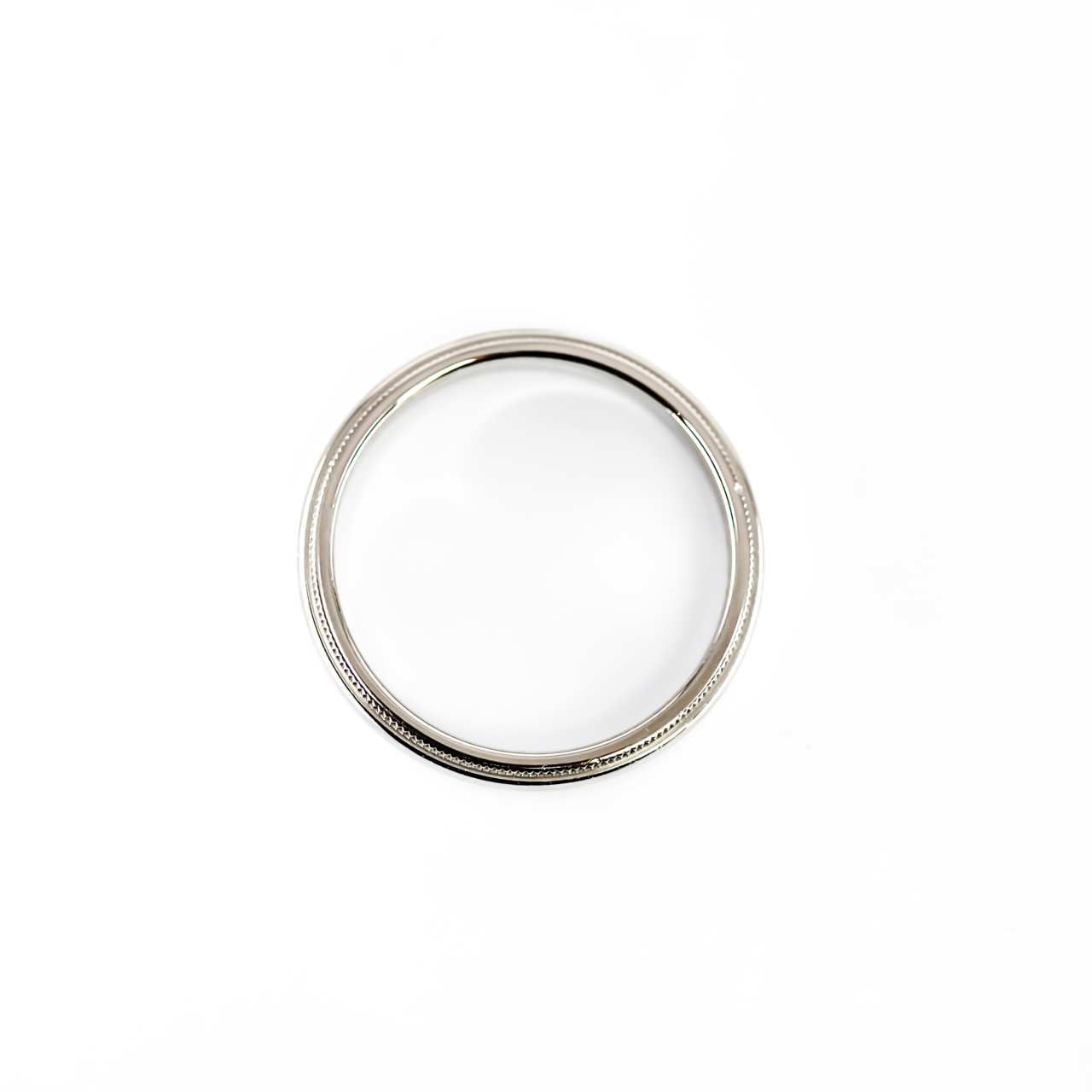Tiffany & Co. Together Platinum Milgrain Band Ring | 3mm | Size V / US 11 | 6.7g #71866 Tiffany & Co. Together Platinum Milgrain Band Ring | 3mm | Size V / US 11 | 6.7g #71866 - Image 5