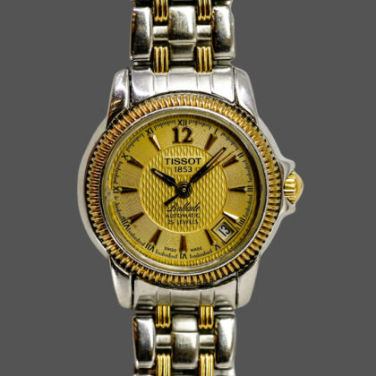 Monty's Tissot 1853 Ballade Automatic Ladies Two-Tone Watch | C219/319C | 24mm | Gold Dial #71368