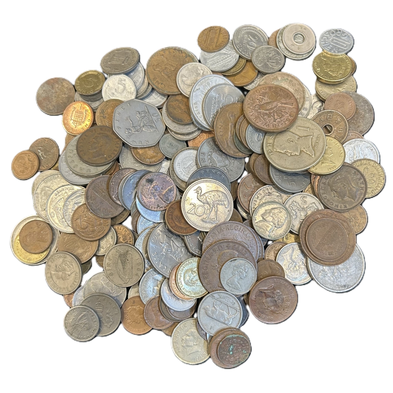 Vintage / Antique Mixed World Coin Collection | 1kg+ Unsorted Bulk Lot #71636-11 Vintage / Antique Mixed World Coin Collection | 1kg+ Unsorted Bulk Lot #71636-11