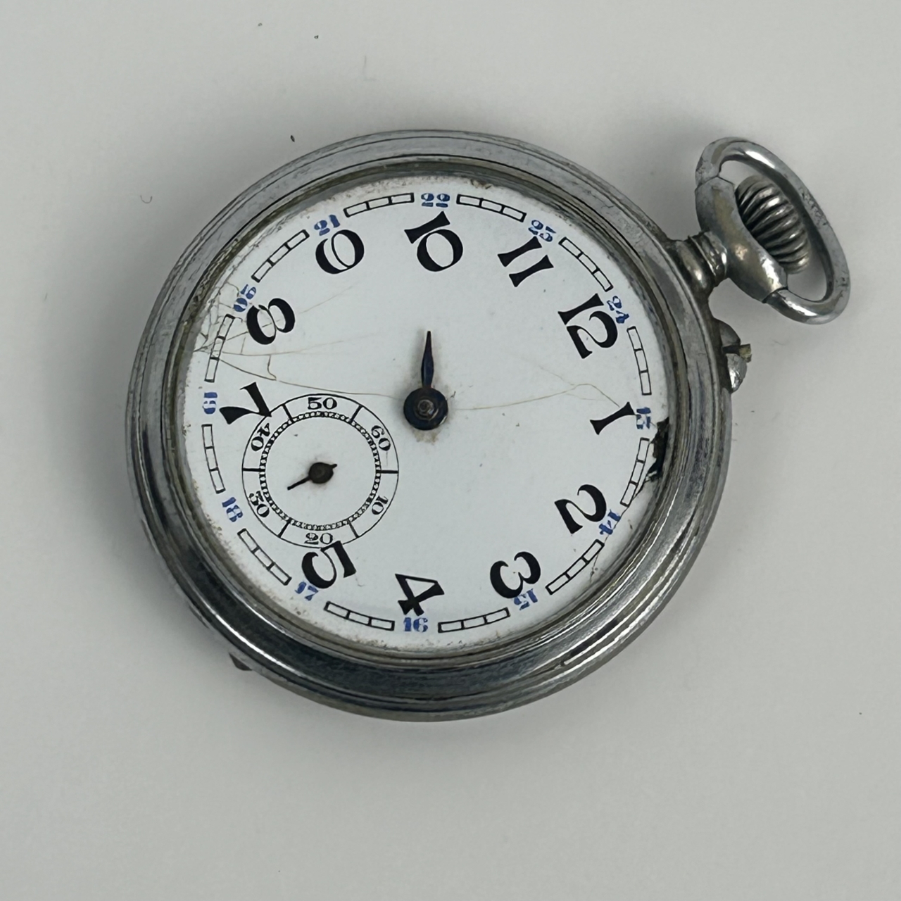 Vintage / Antique Unbranded Fob / Pocket Watch | 45mm | Not Working | Parts or Repair #71447-2 Vintage / Antique Unbranded Fob / Pocket Watch | 45mm | Not Working | Parts or Repair #71447-2
