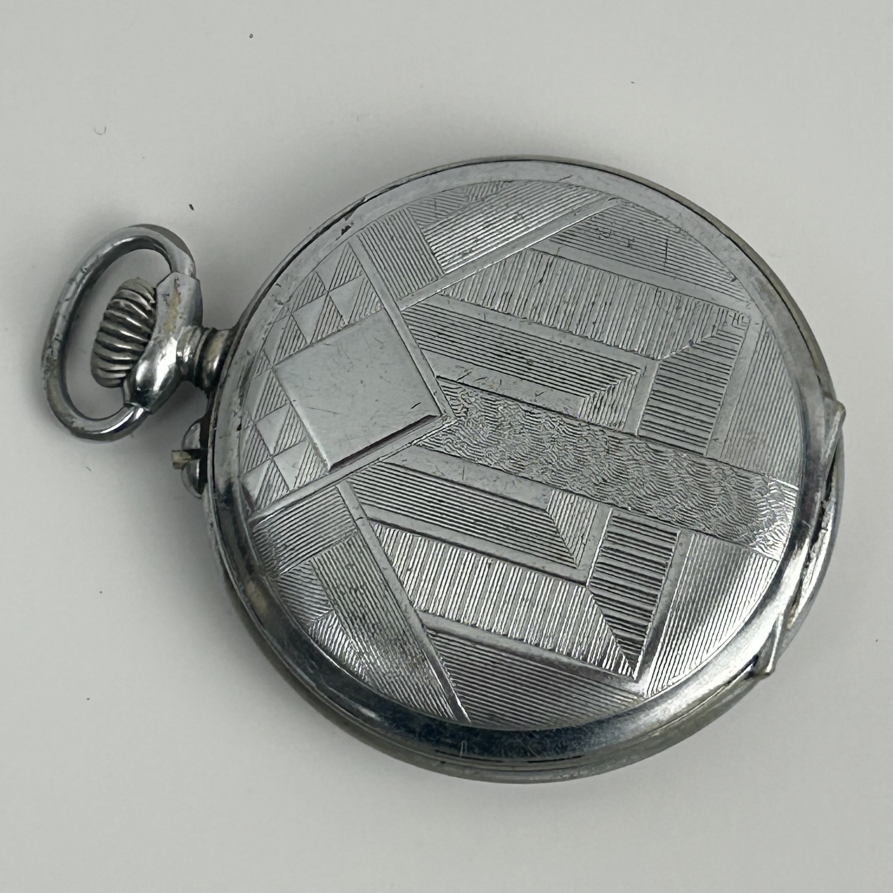 Vintage / Antique Unbranded Fob / Pocket Watch | 45mm | Not Working | Parts or Repair #71447-2 Vintage / Antique Unbranded Fob / Pocket Watch | 45mm | Not Working | Parts or Repair #71447-2 - Image 2