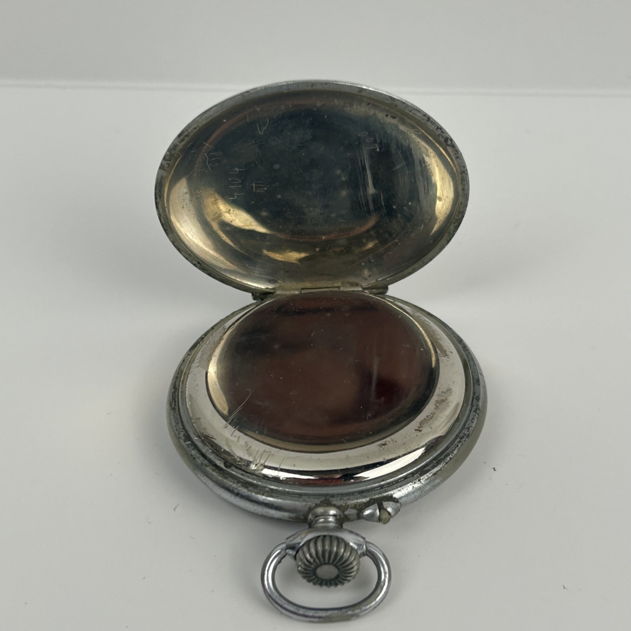 Vintage / Antique Unbranded Fob / Pocket Watch | 45mm | Not Working | Parts or Repair #71447-2 Vintage / Antique Unbranded Fob / Pocket Watch | 45mm | Not Working | Parts or Repair #71447-2 - Image 3