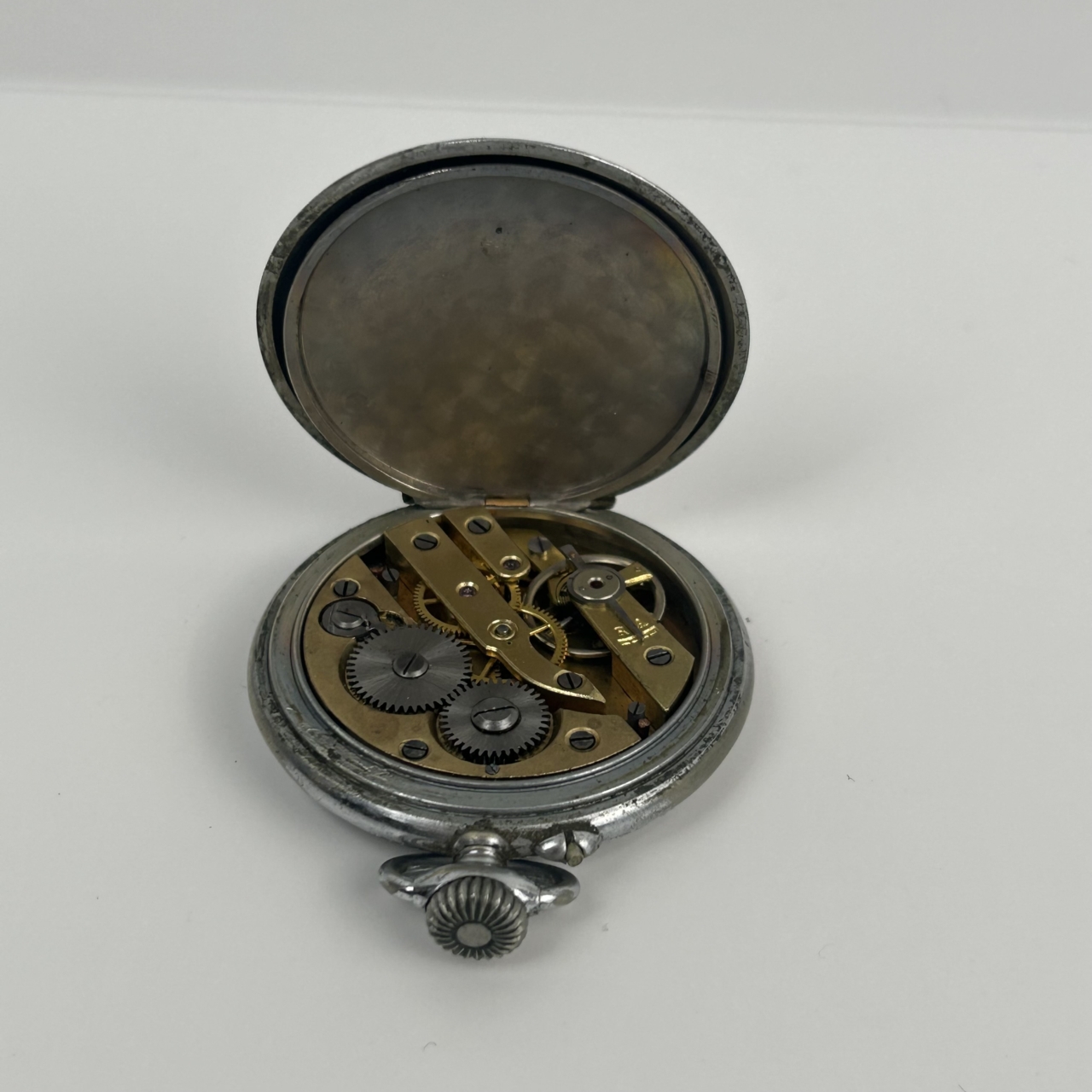 Vintage / Antique Unbranded Fob / Pocket Watch | 45mm | Not Working | Parts or Repair #71447-2 Vintage / Antique Unbranded Fob / Pocket Watch | 45mm | Not Working | Parts or Repair #71447-2 - Image 5