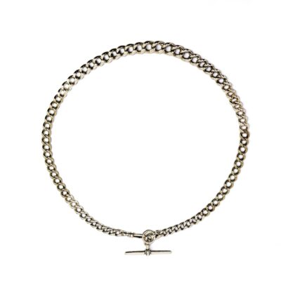 Monty's Vintage Sterling Silver Albert / Fob Chain | 50cm | 60.9g #4255-98