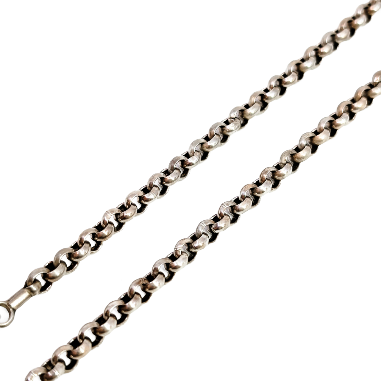Vintage Sterling Silver Belcher Chain with Swivel Clasps | 40.1g | 69cm #71680 Vintage Sterling Silver Belcher Chain with Swivel Clasps | 40.1g | 69cm #71680 - Image 5