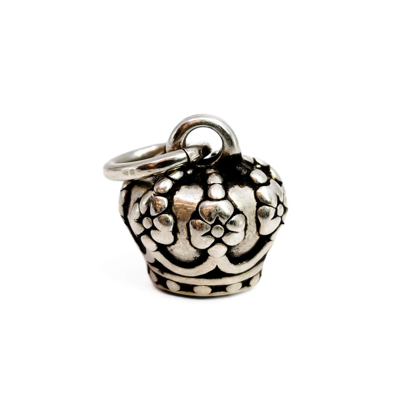 Vintage Sterling Silver Crown Pendant | 3.2g | 16mm #71680-1 Vintage Sterling Silver Crown Pendant | 3.2g | 16mm #71680-1