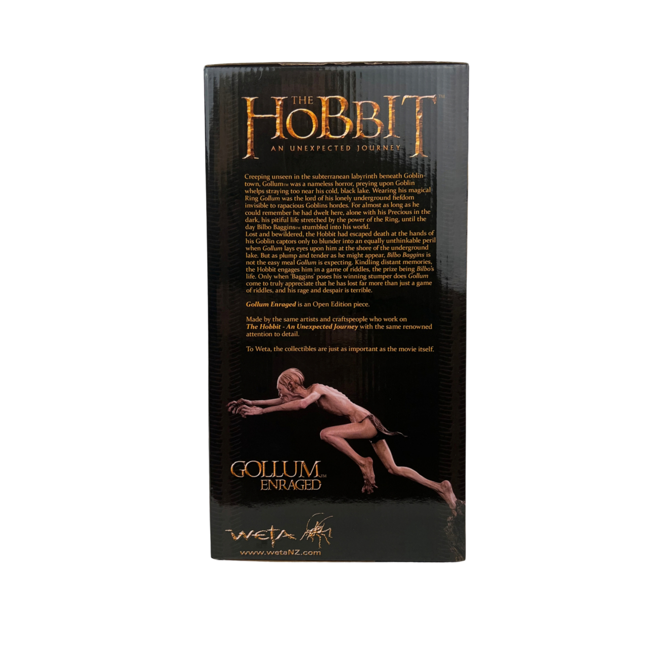 WETA Workshop The Hobbit Gollum Enraged 1:6 Scale Polystone Statue | Boxed #71197 WETA Workshop The Hobbit Gollum Enraged 1:6 Scale Polystone Statue | Boxed #71197 - Image 3
