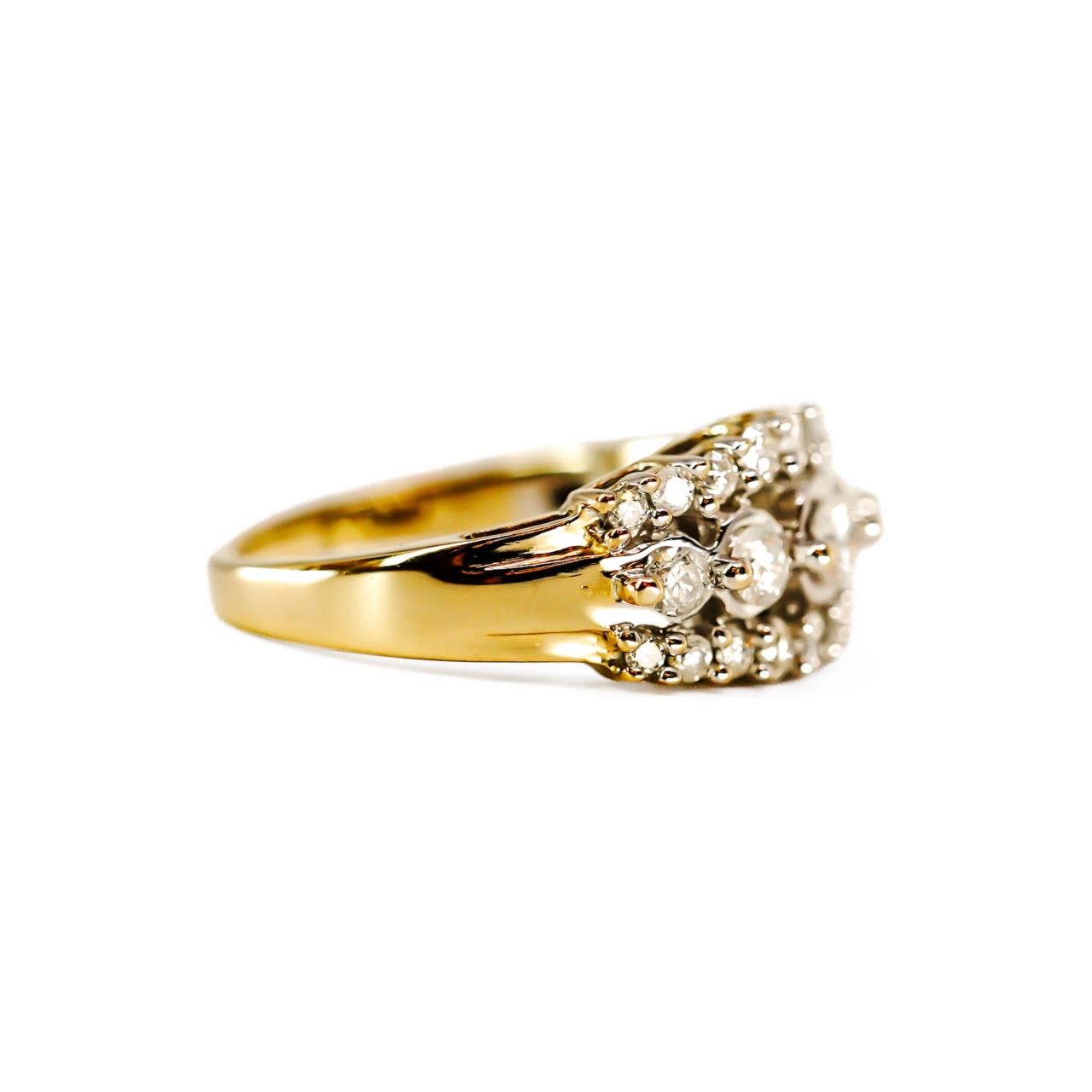 14ct Yellow Gold 1.00ct TDW Diamond Ring | 5.1g | Size N½ #72040 14ct Yellow Gold 1.00ct TDW Diamond Ring | 5.1g | Size N½ #72040 - Image 8