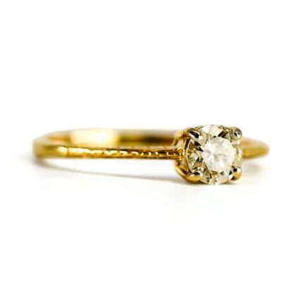 Monty's 14ct Yellow Gold Natural Diamond Solitaire Ring | Approx. 0.50ct | 1.7g #71824