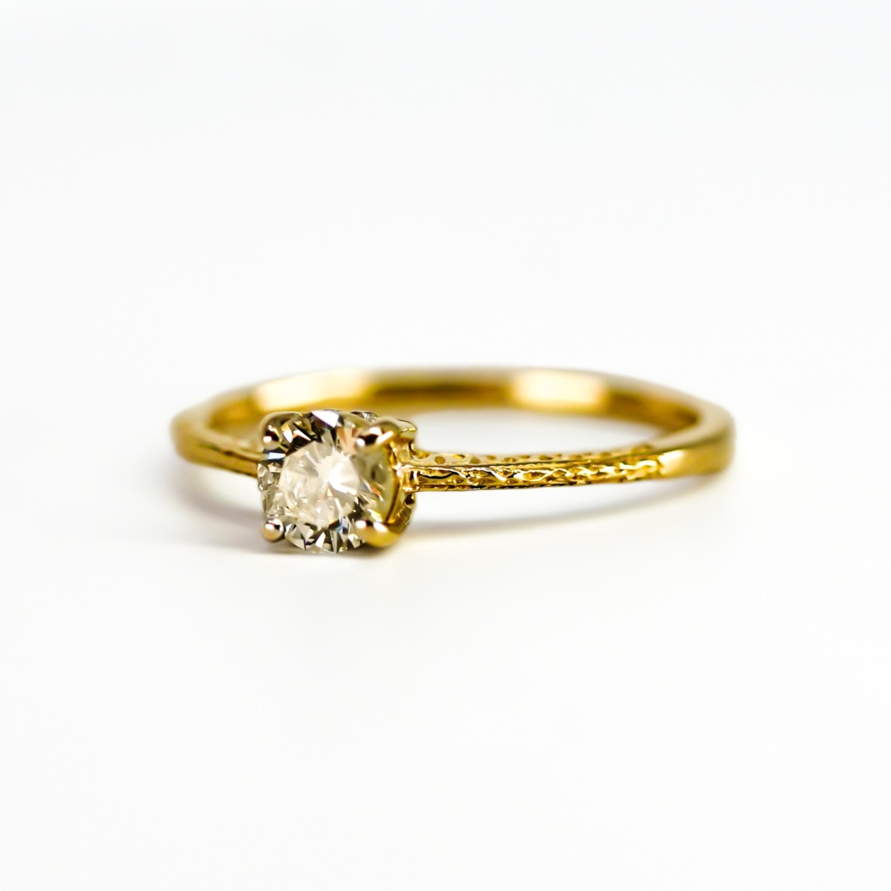 14ct Yellow Gold Natural Diamond Solitaire Ring | Approx. 0.50ct | 1.7g #71824 14ct Yellow Gold Natural Diamond Solitaire Ring | Approx. 0.50ct | 1.7g #71824 - Image 7