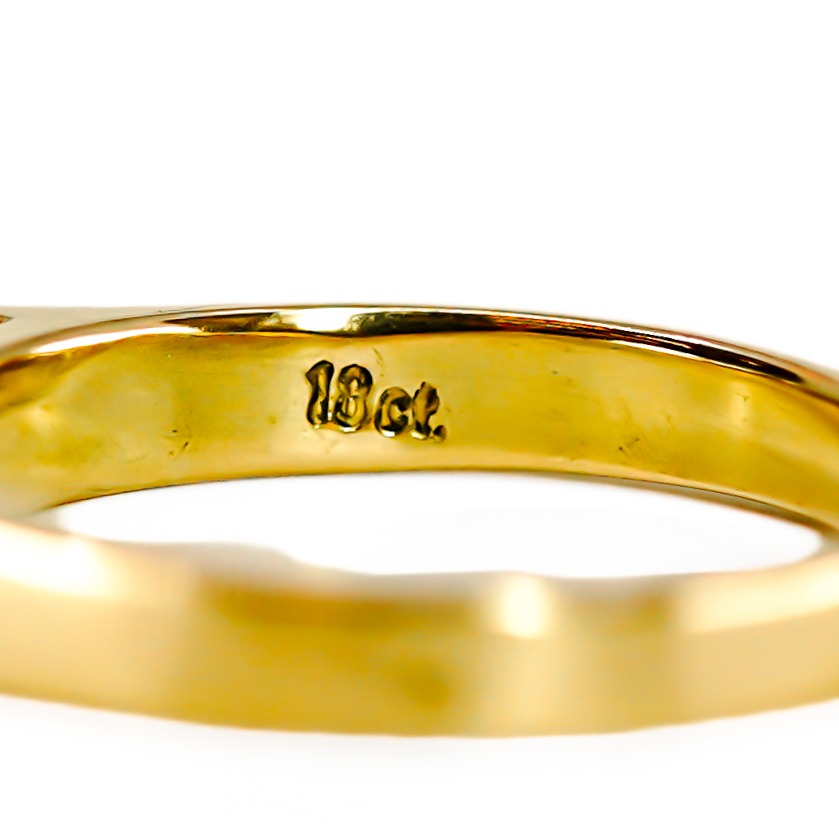 18ct Yellow Gold 0.14ct TDW Diamond Curve Ring | 3.3g | Size J½ #72041 18ct Yellow Gold 0.14ct TDW Diamond Curve Ring | 3.3g | Size J½ #72041 - Image 7