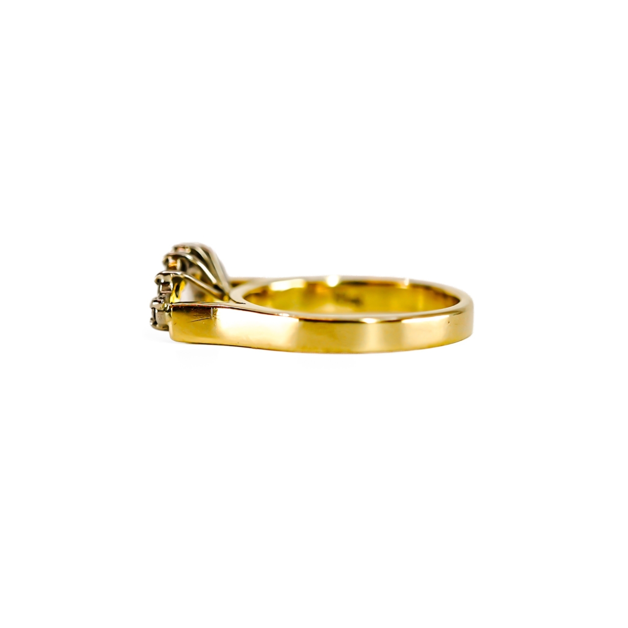 18ct Yellow Gold 0.14ct TDW Diamond Curve Ring | 3.5g | Size J #72042 18ct Yellow Gold 0.14ct TDW Diamond Curve Ring | 3.5g | Size J #72042 - Image 6