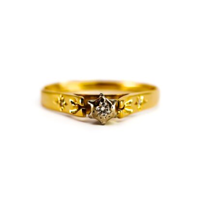 18ct Yellow Gold Diamond Ring | 2.6g #71888