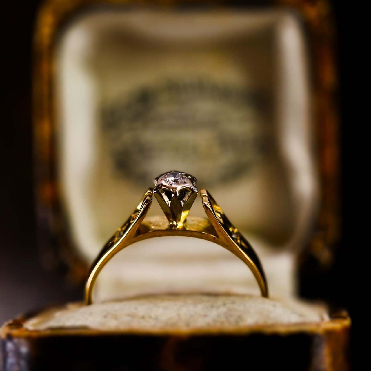 18ct Yellow Gold Diamond Ring | 2.6g #71888 18ct Yellow Gold Diamond Ring | 2.6g #71888 - Image 4