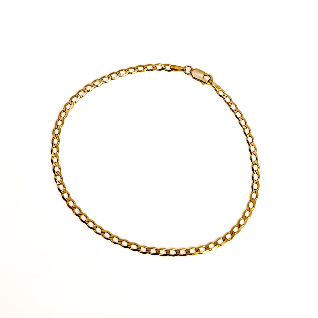 9ct Yellow Gold Curb Link Bracelet | 1.7g | 18.5cm | Italy #72047 9ct Yellow Gold Curb Link Bracelet | 1.7g | 18.5cm | Italy #72047 - Image 4