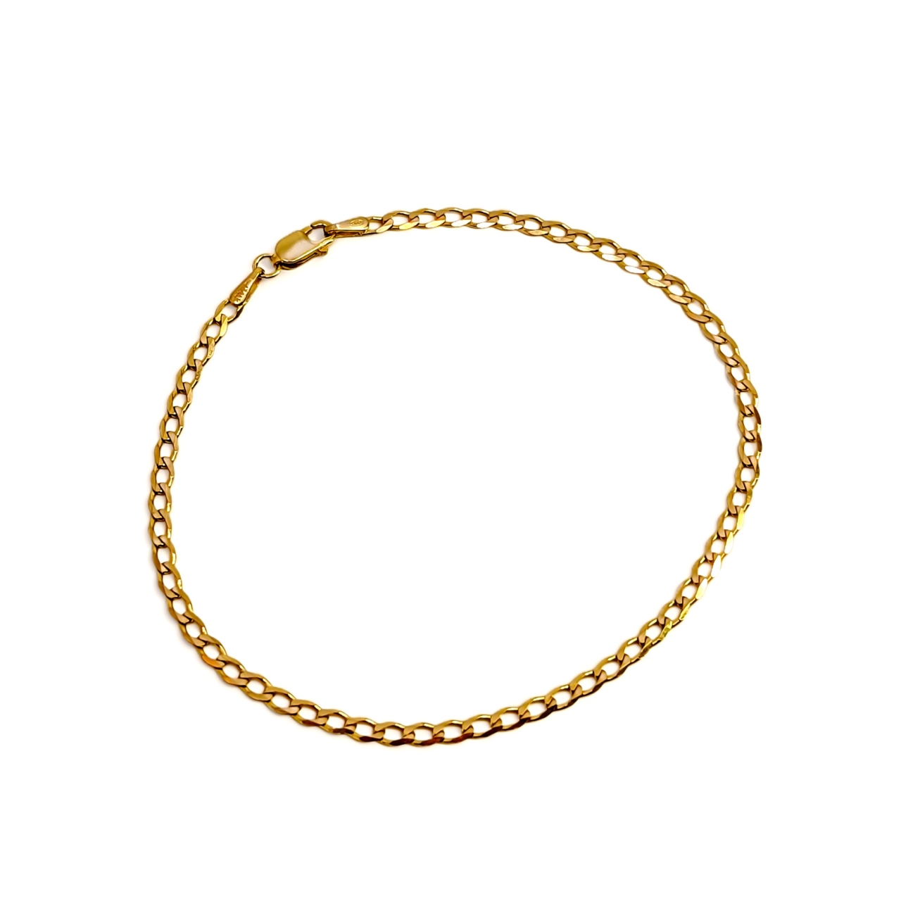 9ct Yellow Gold Curb Link Bracelet | 1.7g | 18.5cm | Italy #72047 9ct Yellow Gold Curb Link Bracelet | 1.7g | 18.5cm | Italy #72047