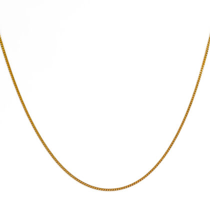 Monty's 9ct Yellow Gold Fine Curb Chain | 2.9g | 47cm #71654