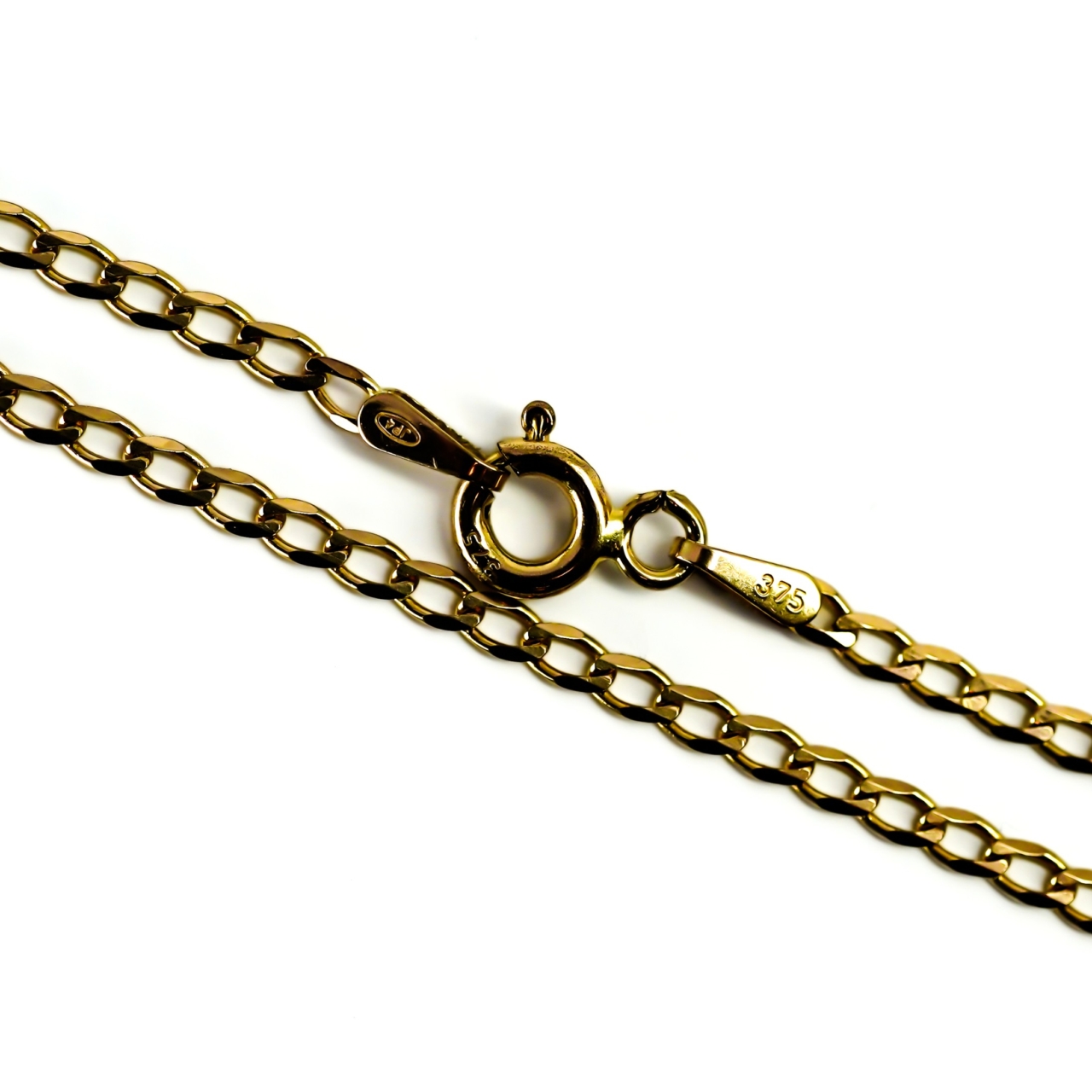 9ct Yellow Gold Italian Curb Link Chain | 2.5g | 50cm #72161 9ct Yellow Gold Italian Curb Link Chain | 2.5g | 50cm #72161 - Image 3