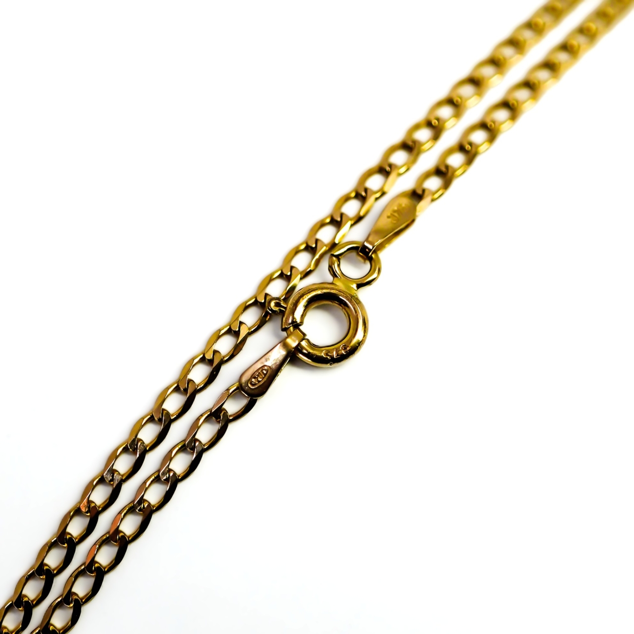 9ct Yellow Gold Italian Curb Link Chain | 2.5g | 50cm #72161 9ct Yellow Gold Italian Curb Link Chain | 2.5g | 50cm #72161 - Image 4